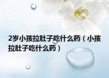 2岁小孩拉肚子吃什么药（小孩拉肚子吃什么药）