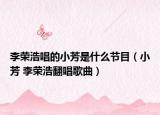 李荣浩唱的小芳是什么节目（小芳 李荣浩翻唱歌曲）