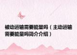 被动运输需要能量吗（主动运输需要能量吗简介介绍）