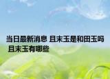 当日最新消息 且末玉是和田玉吗 且末玉有哪些