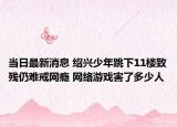 当日最新消息 绍兴少年跳下11楼致残仍难戒网瘾 网络游戏害了多少人