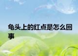 龟头上的红点是怎么回事