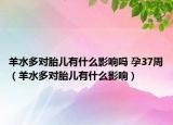 羊水多对胎儿有什么影响吗 孕37周（羊水多对胎儿有什么影响）