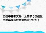 微信中的憨笑是什么意思（微信里的憨笑代表什么意思简介介绍）
