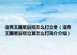 洛克王国星辰塔怎么打立冬（洛克王国星辰塔立夏怎么打简介介绍）