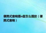 便携式音响插u盘怎么播放（便携式音响）