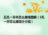 五孔一开关怎么接线图解（5孔一开怎么接简介介绍）