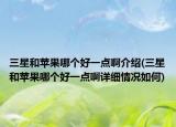 三星和苹果哪个好一点啊介绍(三星和苹果哪个好一点啊详细情况如何)