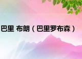 巴里 布朗（巴里罗布森）