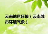 云南地区环境（云南城市环境气象）
