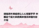 胡锡进外滩暗得让人心里暖乎乎 中国是个超大家庭具体情况详细内容介绍
