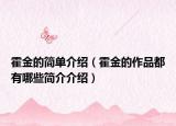 霍金的简单介绍（霍金的作品都有哪些简介介绍）