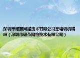 深圳市破茧网络技术有限公司是培训机构吗（深圳市破茧网络技术有限公司）