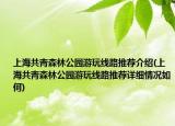 上海共青森林公园游玩线路推荐介绍(上海共青森林公园游玩线路推荐详细情况如何)