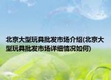北京大型玩具批发市场介绍(北京大型玩具批发市场详细情况如何)
