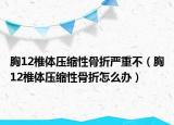 胸12椎体压缩性骨折严重不（胸12椎体压缩性骨折怎么办）