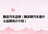 魏派汽车品牌（魏派牌汽车是什么品牌简介介绍）