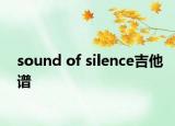sound of silence吉他谱