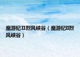 魔游纪Ⅱ烈风峡谷（魔游纪II烈风峡谷）