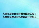 儿童头发怎么扎好看简单短头发（儿童短头发怎么扎好看简介介绍）