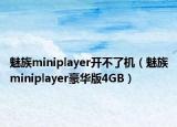 魅族miniplayer开不了机（魅族miniplayer豪华版4GB）