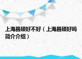 上海昌硕好不好（上海昌硕好吗简介介绍）