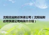 沈阳北站附近快递公司（沈阳站附近有快递公司吗简介介绍）