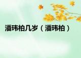 潘玮柏几岁（潘玮柏）
