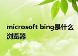 microsoft bing是什么浏览器