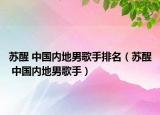 苏醒 中国内地男歌手排名（苏醒 中国内地男歌手）