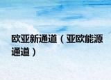 欧亚新通道（亚欧能源通道）