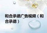 和合承德广告视频（和合承德）