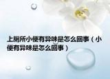 上厕所小便有异味是怎么回事（小便有异味是怎么回事）