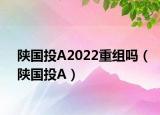 陕国投A2022重组吗（陕国投A）