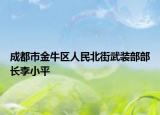 成都市金牛区人民北街武装部部长李小平