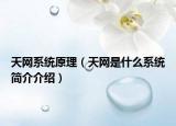 天网系统原理（天网是什么系统简介介绍）