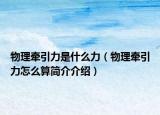 物理牵引力是什么力（物理牵引力怎么算简介介绍）