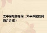 太平保险的介绍（太平保险如何简介介绍）