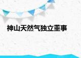 神山天然气独立董事