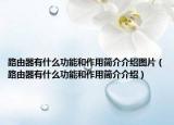 路由器有什么功能和作用简介介绍图片（路由器有什么功能和作用简介介绍）