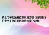 护士电子化注册信息系统流程（如何进行护士电子化注册信息系统简介介绍）