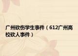 广州砍伤学生事件（612广州高校砍人事件）