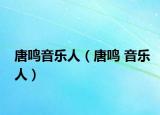 唐鸣音乐人（唐鸣 音乐人）
