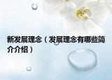 新发展理念（发展理念有哪些简介介绍）