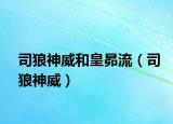 司狼神威和皇昴流（司狼神威）