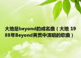 大地是beyond的成名曲（大地 1988年Beyond黄贯中演唱的歌曲）