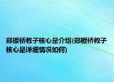 郑板桥教子核心是介绍(郑板桥教子核心是详细情况如何)