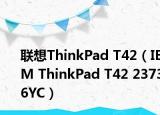 联想ThinkPad T42（IBM ThinkPad T42 23736YC）