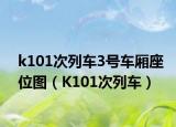 k101次列车3号车厢座位图（K101次列车）