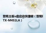 致铭主板u盘启动快捷键（致铭ITX-M4S1LA）
